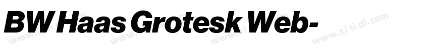 BW Haas Grotesk Web字体转换 BW Haas Grotesk Web字体转换